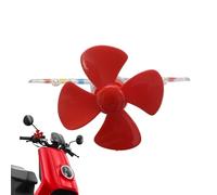 Demsyeq Pendentif électrique pour guidon de voiture | Hélice d'avion LED alimentée par le vent | Décoration créative légère et colorée pour vélo électrique