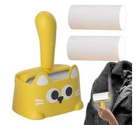 Demsyeq Rouleau Anti-Peluches pour Animaux de Compagnie | Fournitures pour Animaux de Compagnie, épilateur de Poils de Chat et de Chien, nettoyant Efficace pour canapé, Tapis, vêtements, literie,