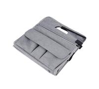 Demsyeq Under The Whiteboard Rangement de fichiers gris pour dossiers, table d'appoint, organiseur de bureau mural, sac de rangement de bureau multi-poches, panier de fichiers pour papeterie, maison