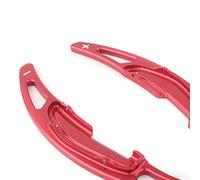 DEMULAX 1 paire de palettes changement vitesse for volant M2 M3 M4 M5 X5M X6M F87 F85 F86 F80 F82 F83 F10 M6 en aluminium Palette de changement de vitesse(Rot)