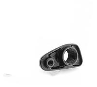 DEMULAX 1 pièce de pièces de vélo Mech Dropout, for Ghost Lapierre 0547 Xelius SL Pulsium Disc Cyclo Cross Pro Race VTT dérailleur arrière RD Cintre Patte de dérailleur de vélo(Black 1Pc Lock Nut)