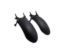 DEMULAX 100%, for KAABO, Mantis élargit Le Garde-Boue Avant et arrière for Scooter électrique, pièces de Rechange Garde-Boue pour Scooter(Black 2 PCS)
