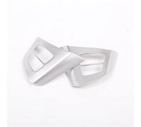 DEMULAX 2 pièces ABS ABS Bouton de Volant Cadre Garniture Accessoires de Voiture, for BMW, X5 E70 2008-2013 Autocollant pour Volant