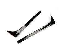 DEMULAX 2 pièces ABS Noir Brillant aileron de fenêtre arrière Voiture Aile latérale, for VW, for Golf, 7 MK7 2014-2018 Aileron de Lunette arrière
