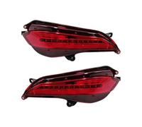 DEMULAX 2 pièces feu arrière à réflecteur automatique, for Toyota, Yaris 2017-2019 antibrouillard pare-chocs freinage clignotants feux d'angle Feu stop arrière de véhicule