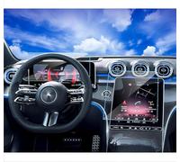 DEMULAX 2 pièces for 2022 2023, for Mercedes, for Benz, Classe C C250 C300 W206/2023 AMG C43/2024 C63 écran tactile 11,9 pouces instrument 12,3 Protection d'écran pour voiture