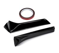 DEMULAX 2X Car Rear Window Side Spoiler Lip Wing, for Seat, Leon 5F FR Mk3 MK3.5 Seden Trunk Splitter Aleron Aileron de Lunette arrière(Black Glossy Black)