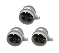 DEMULAX 3 pièces souffleur bateau haut débit d'air eau silencieuse blanc 4 pouces Souffleur d'air pour moteur marin