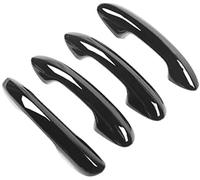 DEMULAX 4 pièces de remplacement noir brillant, pour W206 2022 couvercle poignée porte extérieure voiture avec sensation main confortable Garniture automatique extérieure
