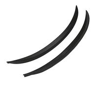 DEMULAX 44cm 17.5 "Fiber de carbone roue sourcil arc garde-boue évasés couverture garniture bandes protection for les lèvres partie voiture universelle Garde-boue(2pcs-17.5)
