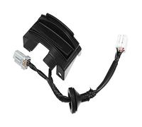 DEMULAX 81260-2V010 Interrupteur de déverrouillage poignée hayon coffre bouton verrouillage porte arrière, for Hyundai, for Veloster 2012-2017 Noir Bouton-poussoir de hayon