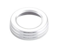 DEMULAX ABE GLA CIA GLE ML GL X164 X166 W251 W176 W245 W246 AMG, bouton de Volume multimédia de voiture, couvercle d'anneau de décoration Cache-bouton de climatisation(Silver)