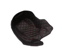 DEMULAX Accessoires de Moto en Cuir PU for Coffre arrière, Protection de Coffre, for siège, for Coussin de Seau NMAX 155 Nmax155 2016-2020 Revêtement de Coffre(Black 16-19 Red)