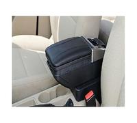 DEMULAX Accessoires de voiture, for Dacia, for Duster 2019 2020 2021 2022, boîte d'accoudoir, console centrale, décoration de rangement avec USB Accoudoir de voiture(BLACK A2 Black Line No Usb)