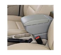 DEMULAX Accessoires de voiture, for Toyota, for Yaris hybride, for Vitz, boîte d'accoudoir de voiture, boîte de rangement for Console centrale USB Accoudoir de voiture(BLACK E Gray 9 Usb)