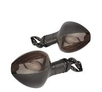 DEMULAX Accessoires Moto clignotant indicateur YZF R1 02-13 R6 2003-2015 FZ1N FZ6N FZ6R Témoin lumineux pour moto(Gray 1 pair)