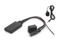 DEMULAX Adaptateur Audio Bluetooth 5.0, câble Audio 8 Broches, Microphone, kit Mains Libres, for Ford, 5000/6000 CD stéréo Câble Micro pour autoradio