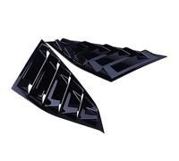 DEMULAX Autocollant de Couverture becquet persiennes fenêtre latérale arrière 1/4 Quart, for Accord, 2018 Accessoires Voiture ABS 2 pièces/Ensemble becquets Aileron de Lunette arrière