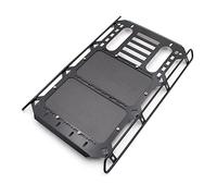 DEMULAX Barres de Toit en métal de Course avec Panneau en Fibre de Carbone 253x168mm Mises à Niveau Pièces Accessoires RC Crawler Car, for Traxxas, TRX4 G500 Galerie de Toit pour Voiture Jouet