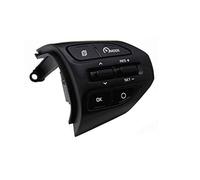 DEMULAX Bouton de stock commutateur commande volant multifonction voiture, pour Kia K2 Rio 2017 2018 Commutateur au volant(BLACK Ok 6 buttons)