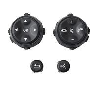 DEMULAX Bouton de volant multifonction voiture, for Mercedes, for Benz, W221 classe S S280 S300 S350 S400 Commutateur de commande au volant