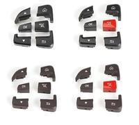 DEMULAX Boutons de commande commutateur for Mercedes, W205 W253, for Benz, classe C GLC C200 C220 C260 GLC250 GLC300 2015 - 2021 Commutateur de commande au volant(BLACK Rihgt Brown Red)