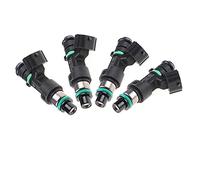 DEMULAX Buse d'injecteur de carburant 4 pièces, for Infiniti, G25 2011-2012 2.5 VQ25HR Teana J32 voiture 16600 JK00A 16600JK00A FBY7030 Remplacement de l'injecteur de carburant