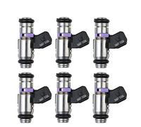 DEMULAX Buse d'injecteur de carburant 6 pièces, for Fiat, Stilo Doblo 1.6L 16V L4 1991-2006 FJ1072912B1 805001276003 IWP 109 IWP109 IWP164 71737174 Remplacement de l'injecteur de carburant