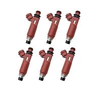 DEMULAX Buse d'injecteur de carburant 6 pièces/lot, for Mitsubishi, Montero 3,5l V6 2001 2002 OEM MD357267 195500-3970 1955003970 Remplacement de l'injecteur de carburant