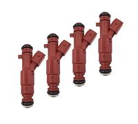 DEMULAX Buse d'injecteur de carburant, Lot de 4 pièces, for Hyundai, Elantra, Kia, accessoires de voiture 2011 - 2015 35310 2E000 353102E000 Remplacement de l'injecteur de carburant