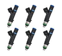 DEMULAX Buse d'injecteur de carburant, Lot de 6 pièces, for Jeep, Liberty, Dodge, Dakota, Mitsubishi, Raider 3,7l 2006-2009 53032701AA 0280158020 Remplacement de l'injecteur de carburant