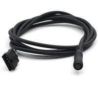DEMULAX Câble d'alimentation for contrôleur d'instruments 5/6 Broches et Panneau LCD, for Scooter électrique Kugoo M4 (6 Broches) Câble de Commande pour Trottinette électrique(Black 6-pin)
