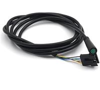 DEMULAX Câble d'alimentation for contrôleur d'instruments 5/6 Broches et Panneau LCD, for Scooter électrique Kugoo M4 (6 Broches) Câble de Commande pour Trottinette électrique(Black 5-pin)