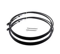 DEMULAX Câble de Commande d'accélérateur for Moteur Hors-Bord Bateau Marin 2 pièces, for, 16FT Câble Marin
