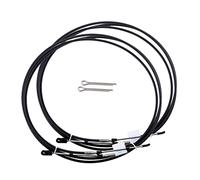 DEMULAX Câble de Commande d'accélérateur for Moteur Hors-Bord Bateau Marin 2 pièces, for Yamaha, 18FT Câble Marin