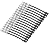 DEMULAX Câbles de Bobine d'allumage de Voiture Câble de Faisceau de Bobine d'allumage 12 mm, for Mercedes-Benz, C CLK EG ML-Class No.1121500318/1121500418 Lot de 16 Fil d'allumage de Voiture