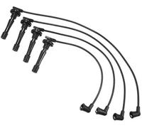 DEMULAX Câbles de bobine d'allumage de voiture Câble de faisceau de bobine d'allumage 7 mm, for CR-V 1997-2001 L4 2.0L, for Acura, Integra 1990-2001 No.32700PHK003 Lot de 4 Câble d'allumage automobile