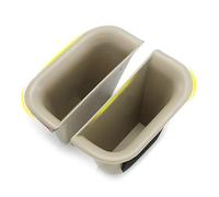 DEMULAX Car Door Storage Box Handle Glove Armrest, for Toyota, Land Cruiser Prado FJ120 2003-2009 Auto Inner Useful Plateau de rangement intérieur pour voiture(Beige)