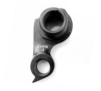 DEMULAX Cintre de dérailleur arrière de vélo, 2 pièces, for Cervelo CVR18-3 DRH-WMN112 DRH-disque, cadre de route S3 C3 C5 R3 R5 S5, abandon Mech en carbone Patte de dérailleur de vélo(BLACK WGH959P2)