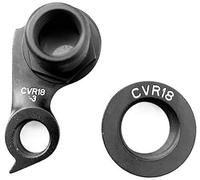 DEMULAX Cintre de dérailleur arrière de vélo, 2 pièces, for Cervelo CVR18-3 DRH-WMN112 DRH-disque, cadre de route S3 C3 C5 R3 R5 S5, abandon Mech en carbone Patte de dérailleur de vélo(BLACK WGH960P2)