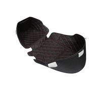 DEMULAX Coffre de Rangement de Moto en Cuir, for siège, for Coussin de Protection de Coffre arrière, Accessoires XMA X300 Xmax300 Revêtement de Coffre(Black Red)