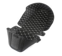 DEMULAX Coffre de Rangement for Moto en Cuir, Doublure de Coffre arrière, Protection, Accessoires, for Xmax 300 XMAX300 Revêtement de Coffre(Black Model 1)