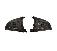 DEMULAX Commutateur de régulateur vitesse voiture bouton volant multifonction contrôle croisière audio Bluetooth, for Chevrolet, for Cruze, 2009-2014 Commutateur de commande au volant(BLACK A Pair)