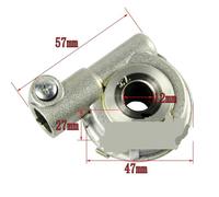 DEMULAX Compteur de vitesse for moto et scooter, engrenage d'entraînement moyeu 10mm 12mm 15mm, for, GY6 50 125 150cc B09 WY100, cyclomoteur Scooter Engrenage de compteur de vitesse(Type 6)