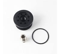 DEMULAX Conversion de filtre à huile en sandwich d'huile en aluminium billette, for modèles Smart, Fortwo 450 Sw07 Filtre à air pour voiture(Schwarz)