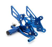 DEMULAX Convient aux repose-pieds arrière réglables en aluminium for moto NSF100/NSR50 2004-2010 Repose-pieds de moto(Blue)