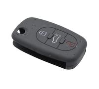 DEMULAX Coque de Protection en Silicone for clé télécommande, A2 A3 S3 A4 S4 RS4 A6 S6, for ALLROAD, A8 S8 TT, Roadster, Cabriolet 1997-2006 Étui pour clé de Voiture