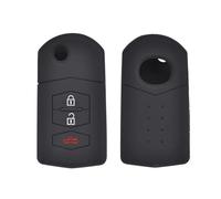 DEMULAX Coque de Protection en Silicone for clé Voiture, 3 Boutons, for Mazda, Demio 2 5 6 M3 M5 M6 CX-5 CX7 CX9 RX8 MX5 MPV Étui pour clé de Voiture