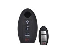 DEMULAX Coque de Protection en Silicone for clé Voiture, 4 Boutons, for Nissan, 370Z, Altima, Maxima, Murano, Pathfinder, Rogue, Sentra, Versa Titan GT-R Leaf Étui pour clé de Voiture