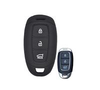 DEMULAX Coque de Protection en Silicone for clé Voiture à 3 Boutons, for Hyundai, i30 Ix35, Solaris, Azera, for Elantra, Grandeur Ig, Accent, Santa Fe, Verna 2017 2018 Étui pour clé de Voiture